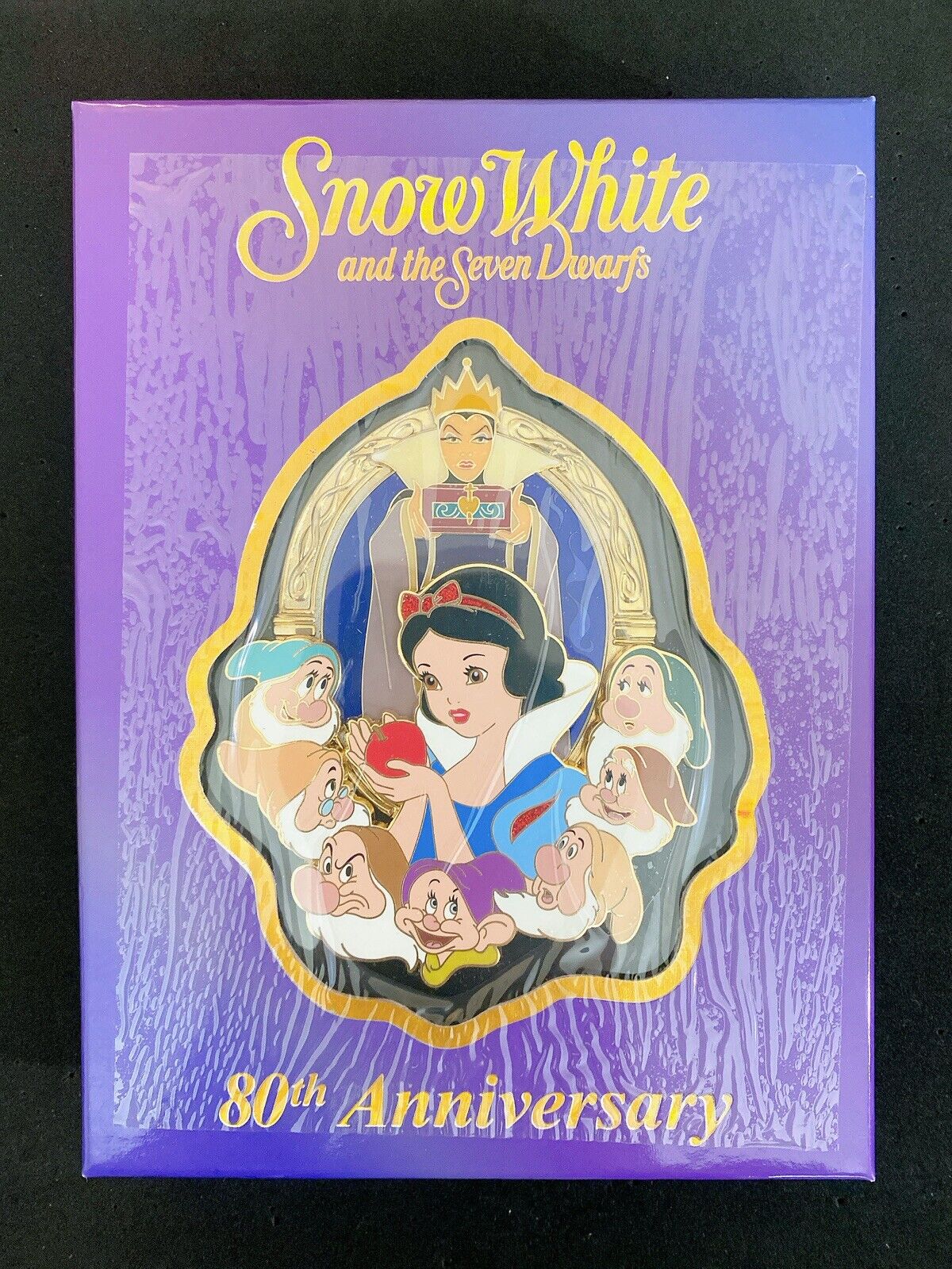Disney WDI LE 200 Jumbo Pin Snow White 80th Anniversary Seven Dwarfs Evil Queen