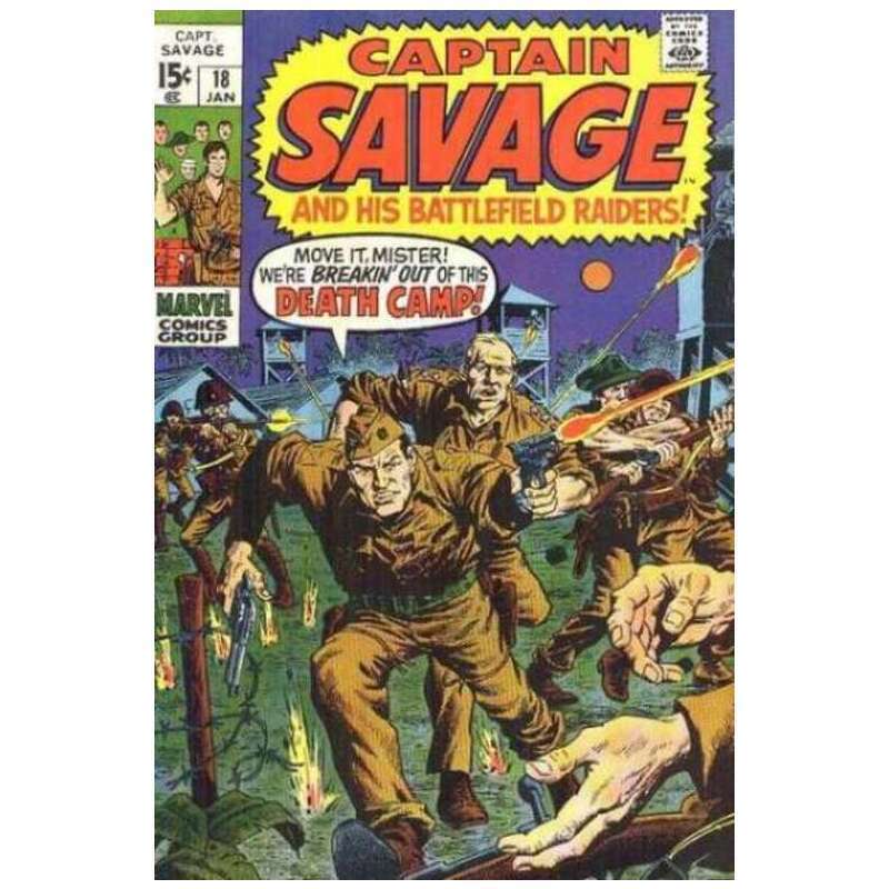 Captain Savage and His Leatherneck Raiders #18 Marvel comics VF minus [t%