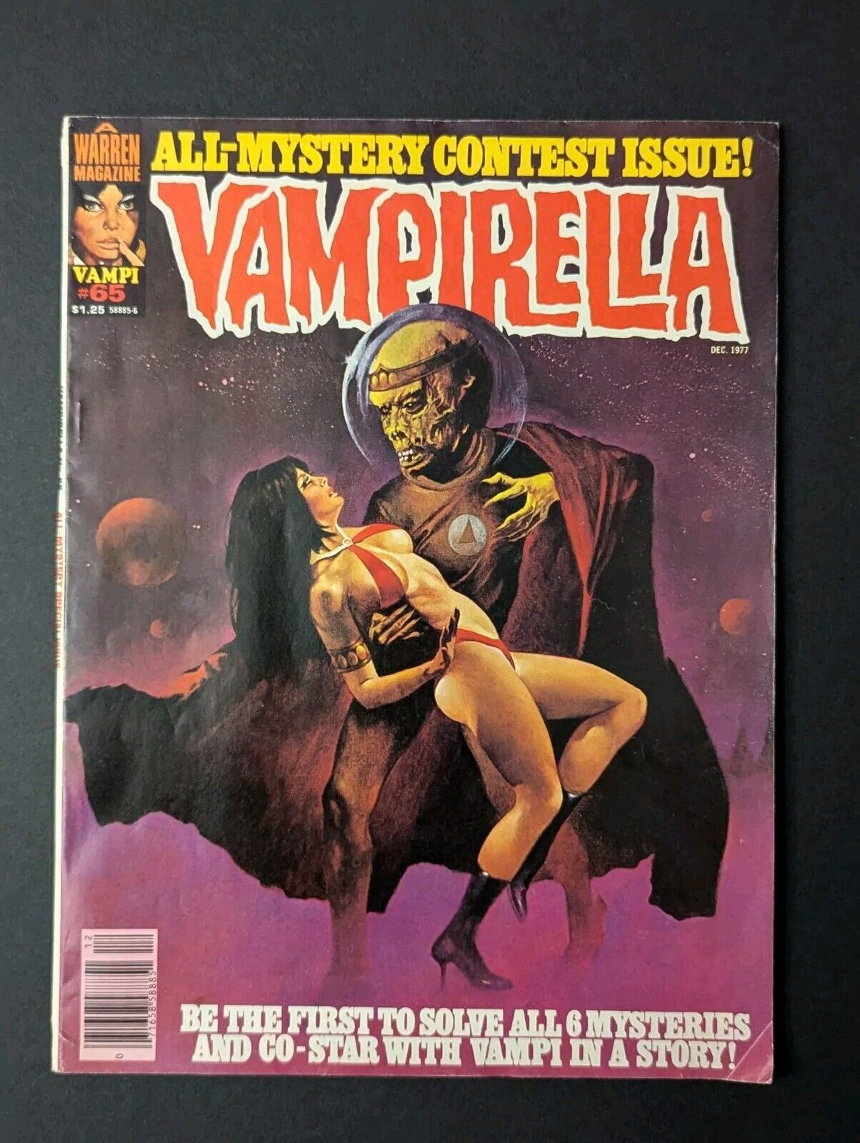 Vintage Vampirella #65 Comic Book December 1977 Warren Publishing