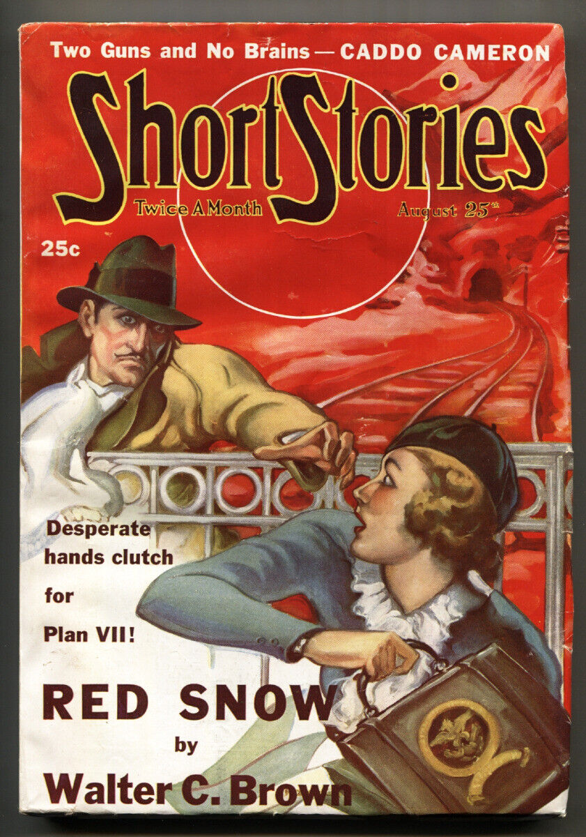 Short Stories 8/25/1938-Good Girl Art Mystery cover-rare HIGH GRADE pulp maga...