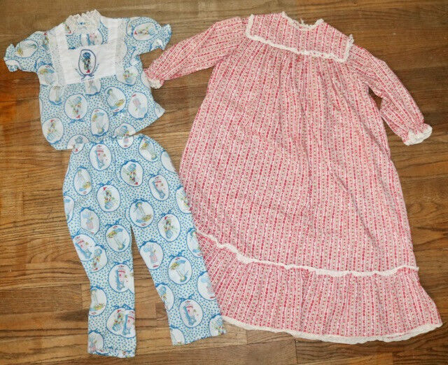 HOLLY HOBBIE vintage clothing lot set GREAT FOR MATERIAL FABRIC see description