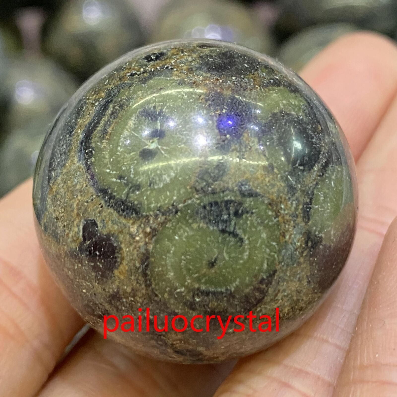 1pc Natural Kambaba jasper Ball Quartz Crystal Sphere Reiki Healing 30mm