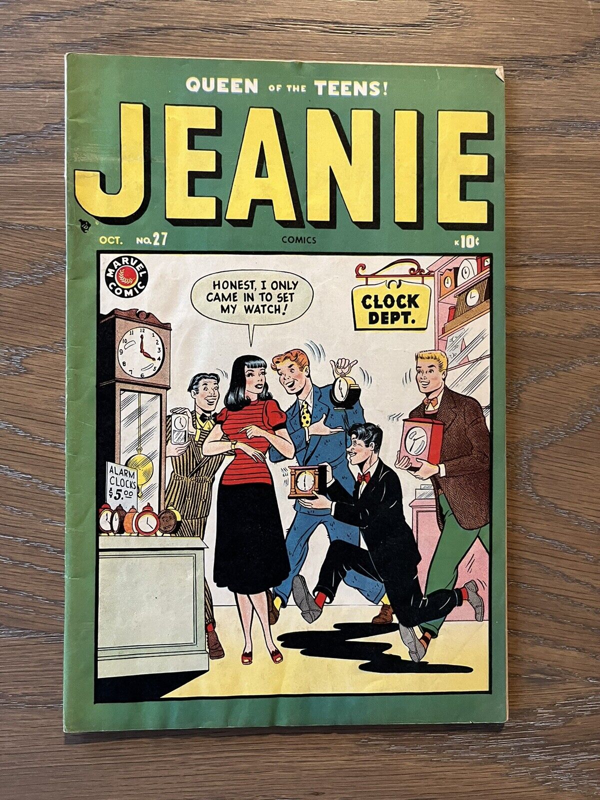 Jeanie Comics #27  Golden Age HTF Teen Vintage 1949 VG/VG+ Pics LEE'S