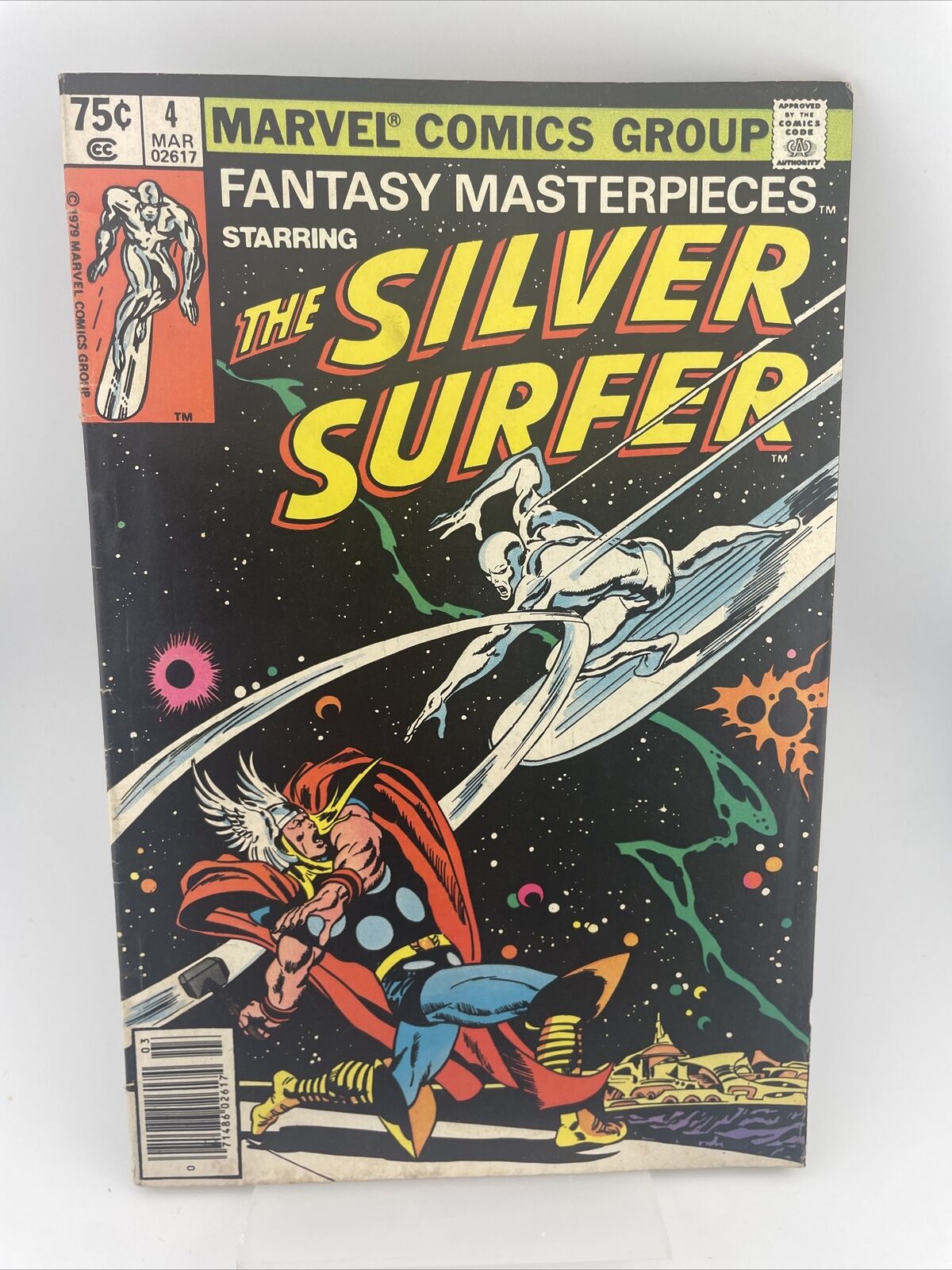 Fantasy Masterpieces #4 Silver Surfer vs. Thor Unread 6.0 (Fine) Marvel Comics