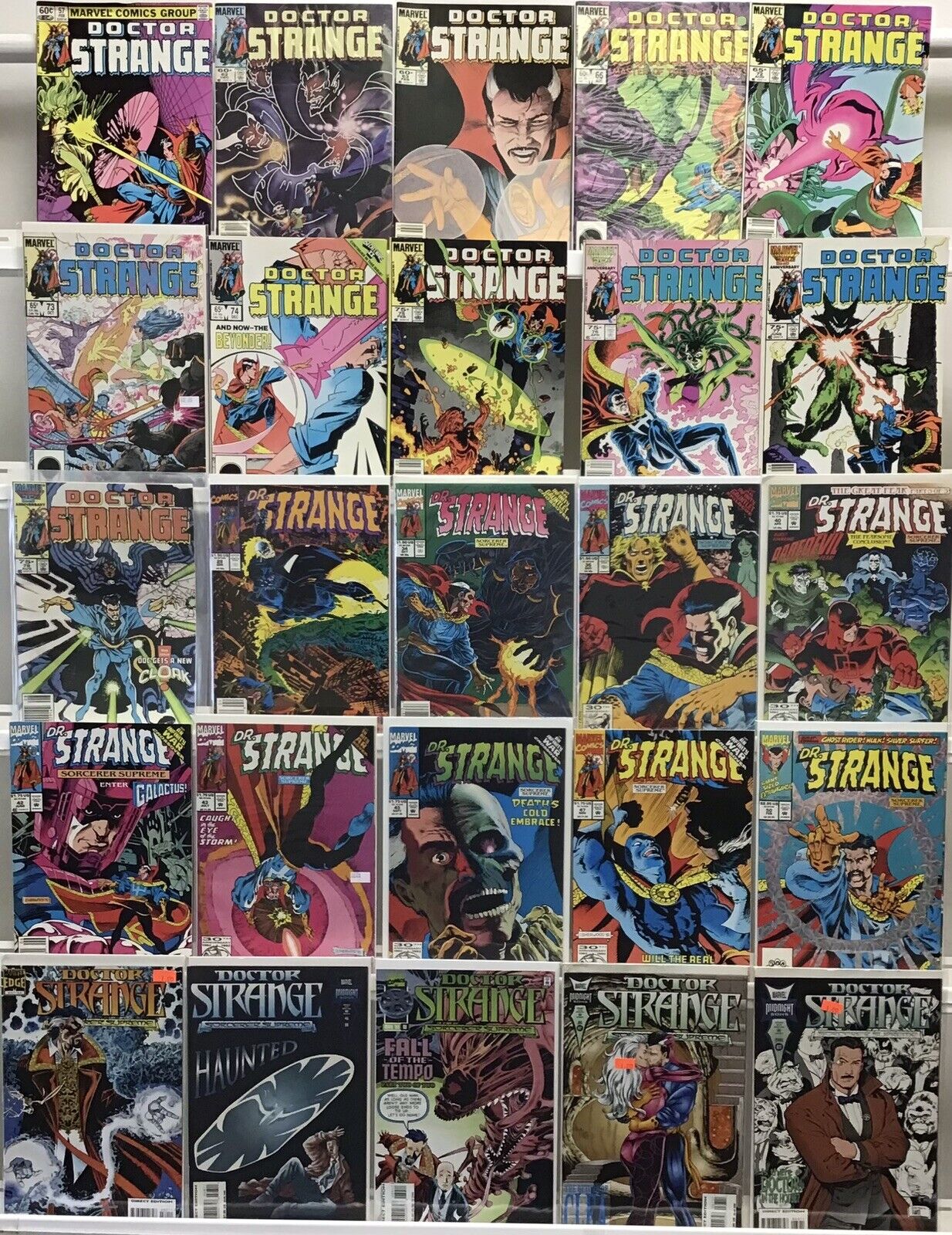 Marvel Comics Doctor Strange Lot Of 25 Comics 