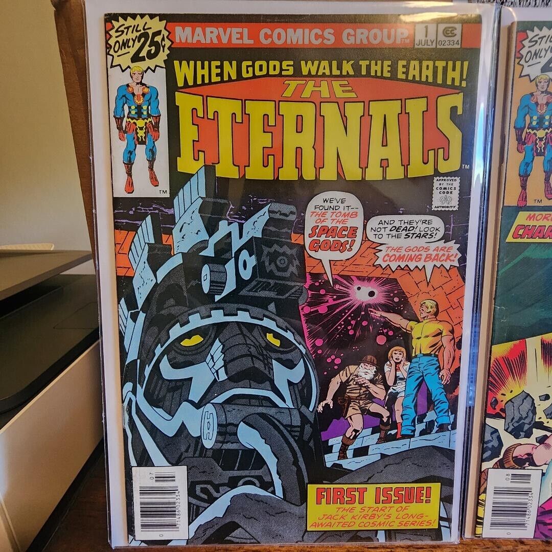 THE ETERNALS #1, 2 and two variants NEWSSTAND Jack Kirby Marvel Comics 1976