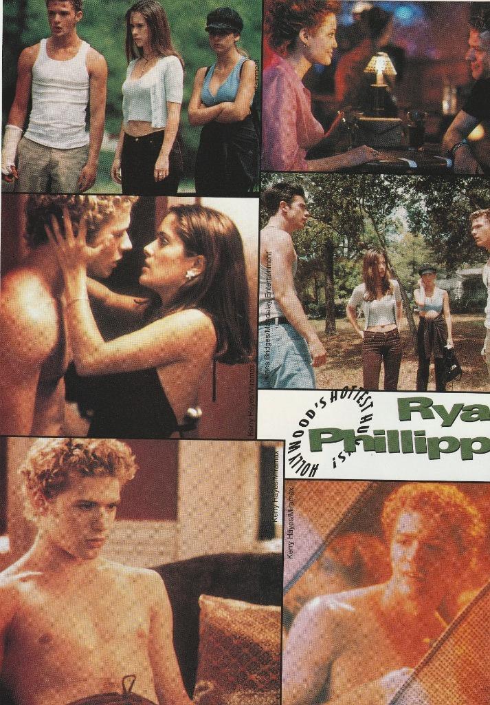 Ryan Phillippe Brad Pitt teen magazine pinup clipping shirtless Pop Star