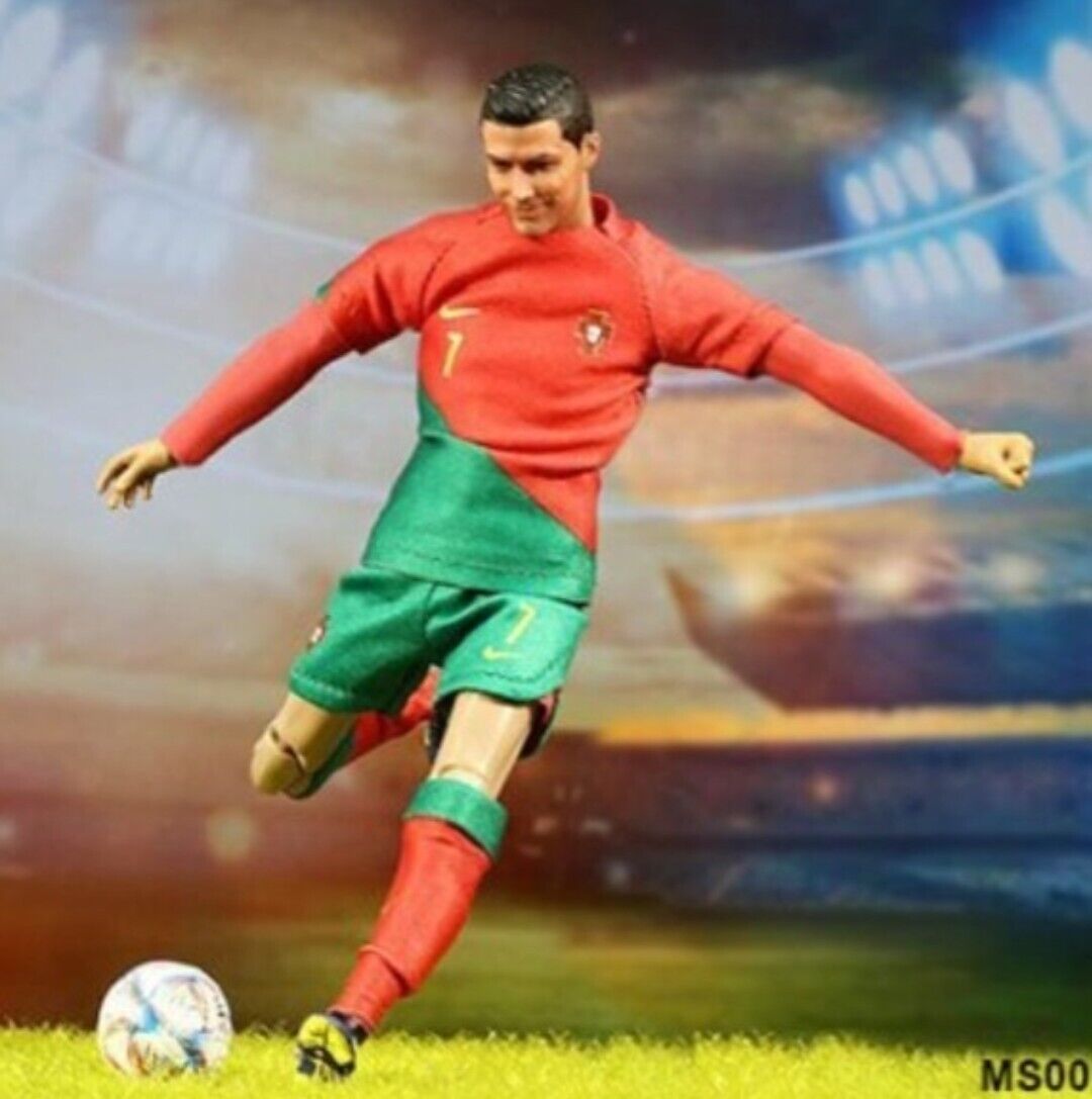 New 1 12 Cristiano Ronaldo Action Figure Portugal National Football Team CHI