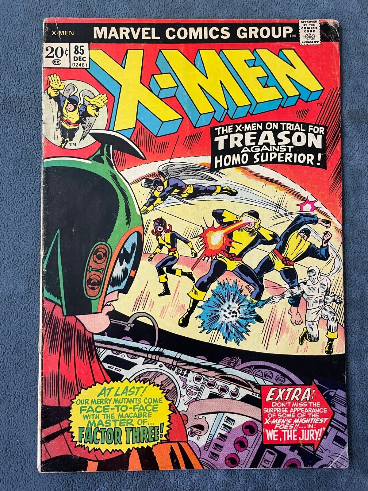 Uncanny X-Men #85 1973 Marvel Comic Book Jack Kirby Cover Low Grade GD/VG