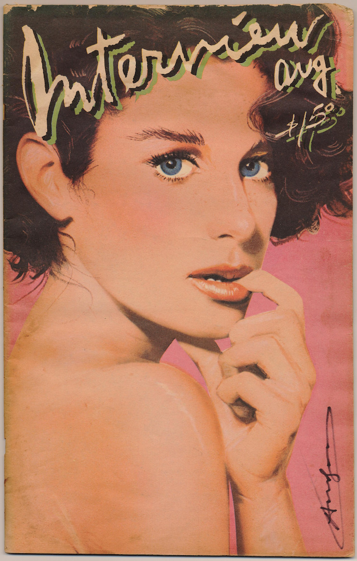 Andy Warhol Autographed Signed Interview Magazine Debra Winger AMCo COA 24941