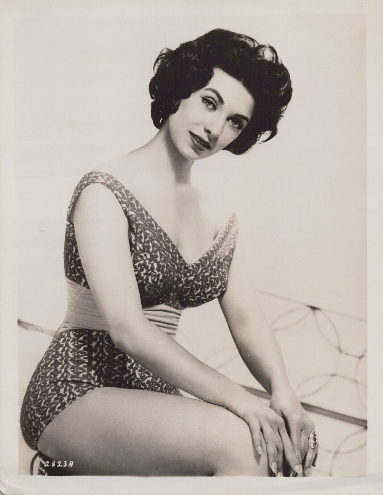 Carmen Phillips (1960s) Cheesecake Swimsuit Alluring Pose Movie MGM Photo K57