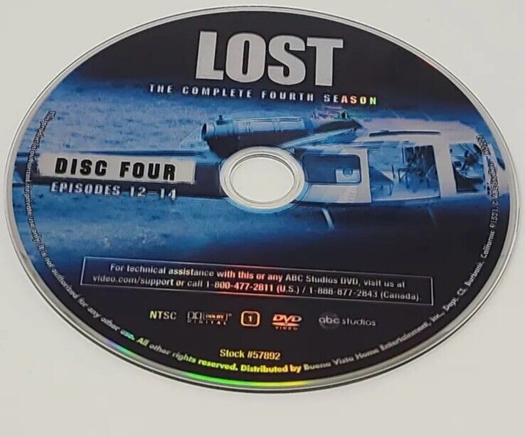Lost Season 4 Disc 2 DVD