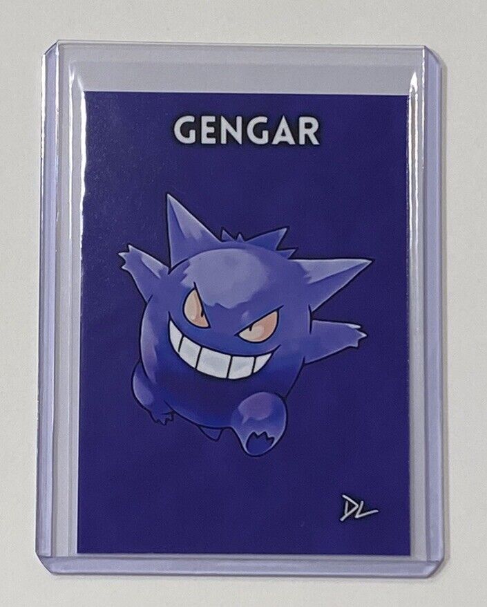 Gengar Limited Edition Artist Signed Pokemon Trading Card 5/10
