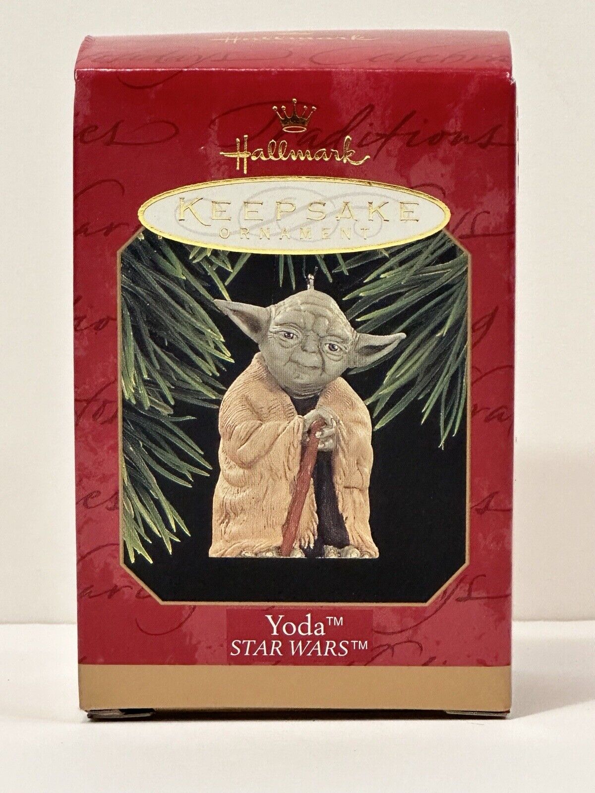 1997 Hallmark Keepsake Star Wars Yoda Ornament *NIB*
