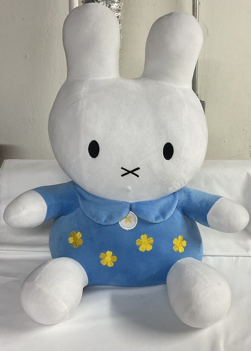 Miffy Plush Bunny Japan Jumbo BIG 25 Inch Rare Rabbit Pre-Owned