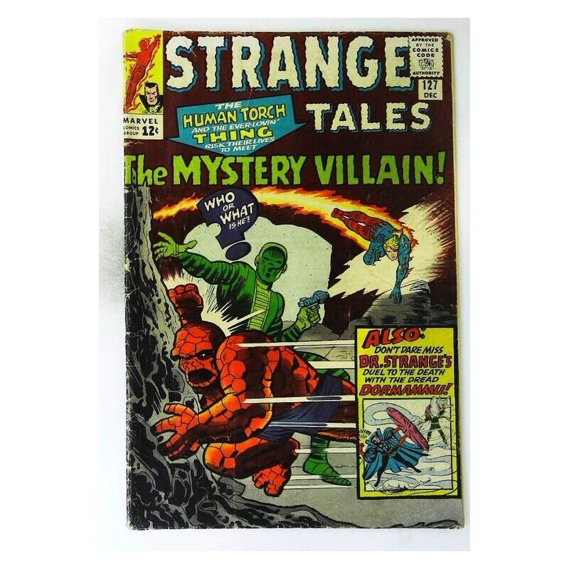 Strange Tales (1951 series) #127 in Very Good minus condition. Marvel comics [v;