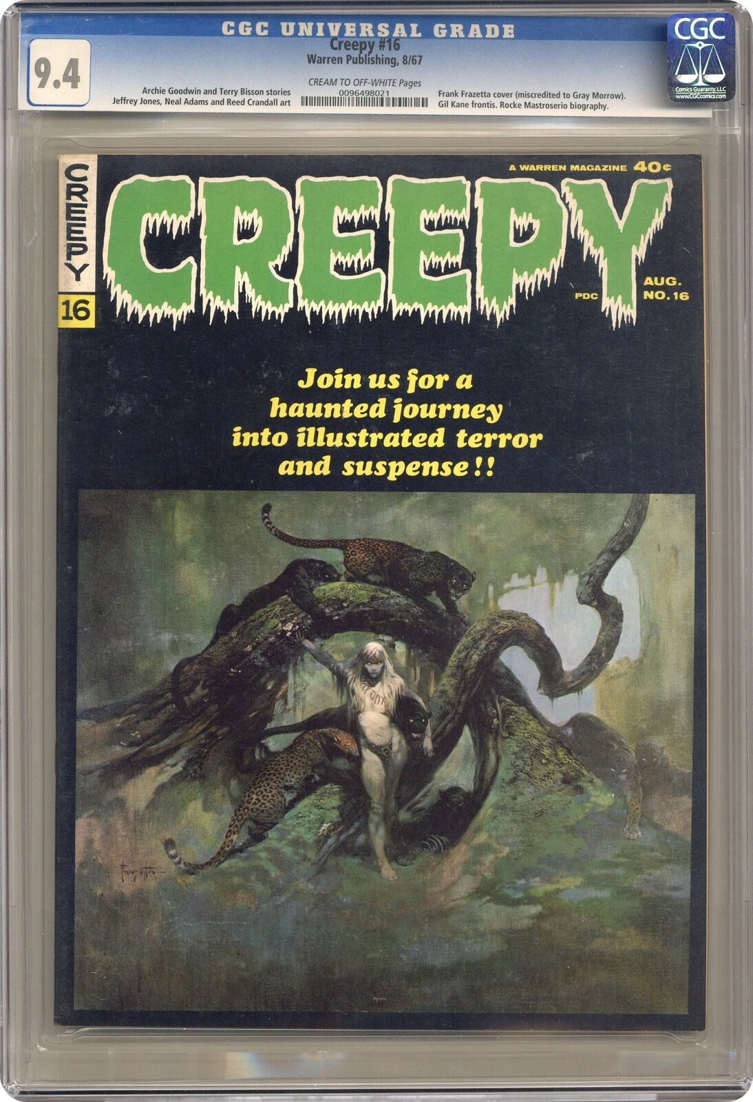 Creepy #16 CGC 9.4 1967 0096498021