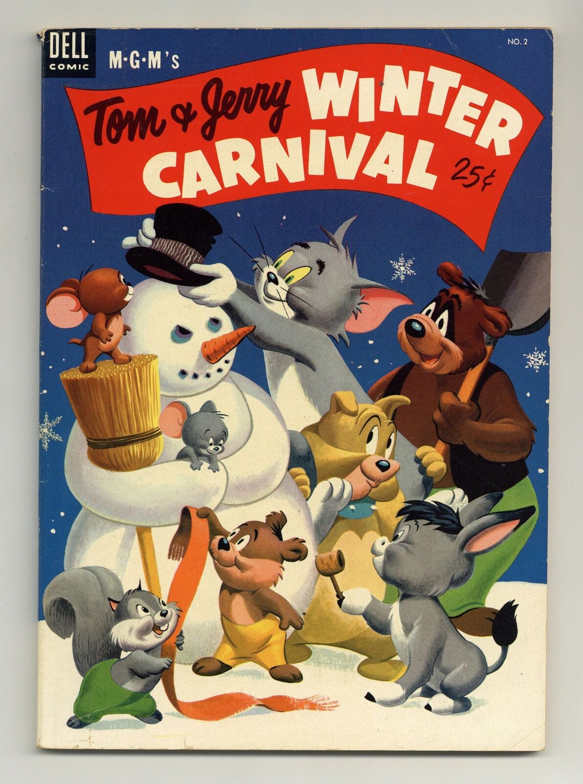 Dell Giant Tom and Jerry Winter Carnival #2 VG+ 4.5 1953