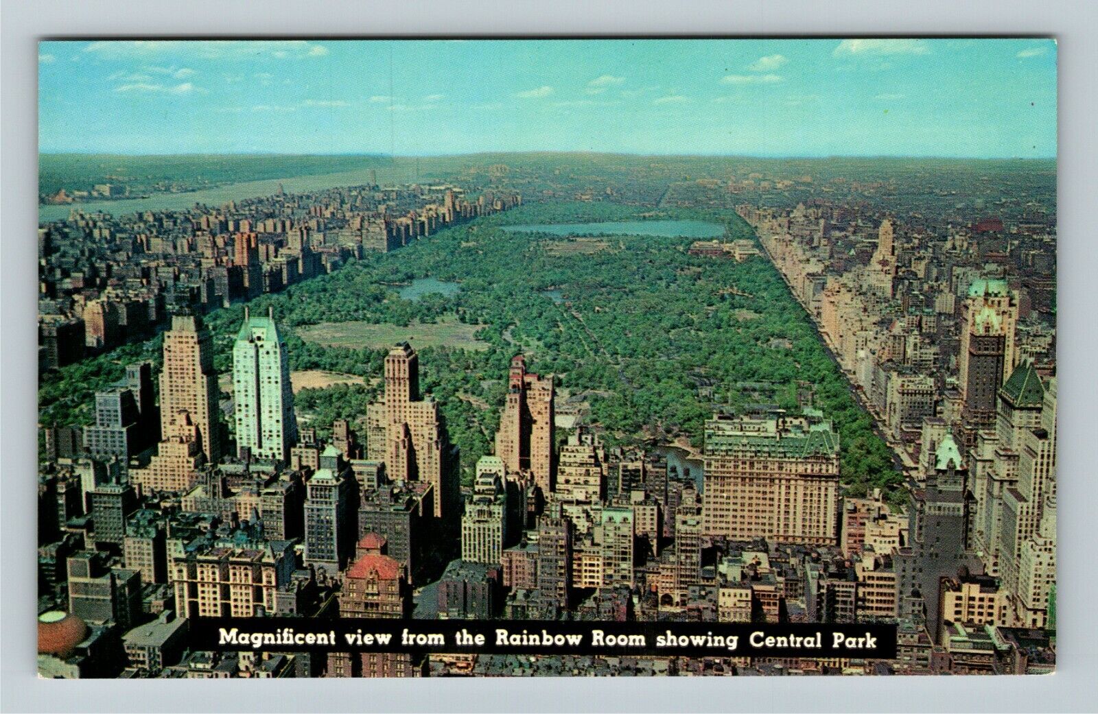 Manhattan NY-New York, Rainbow Room, Rockefeller Center, Vintage Postcard