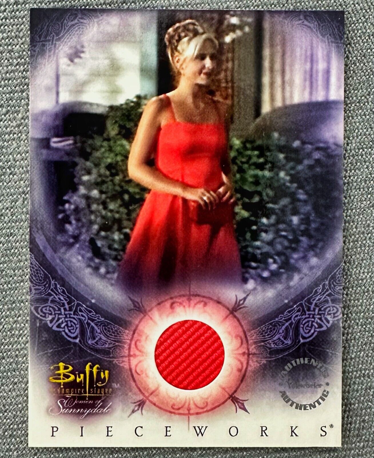 2004 Inkworks #PW-6 Sarah Michelle Gellar Buffy Women of Sunnydale dress patch
