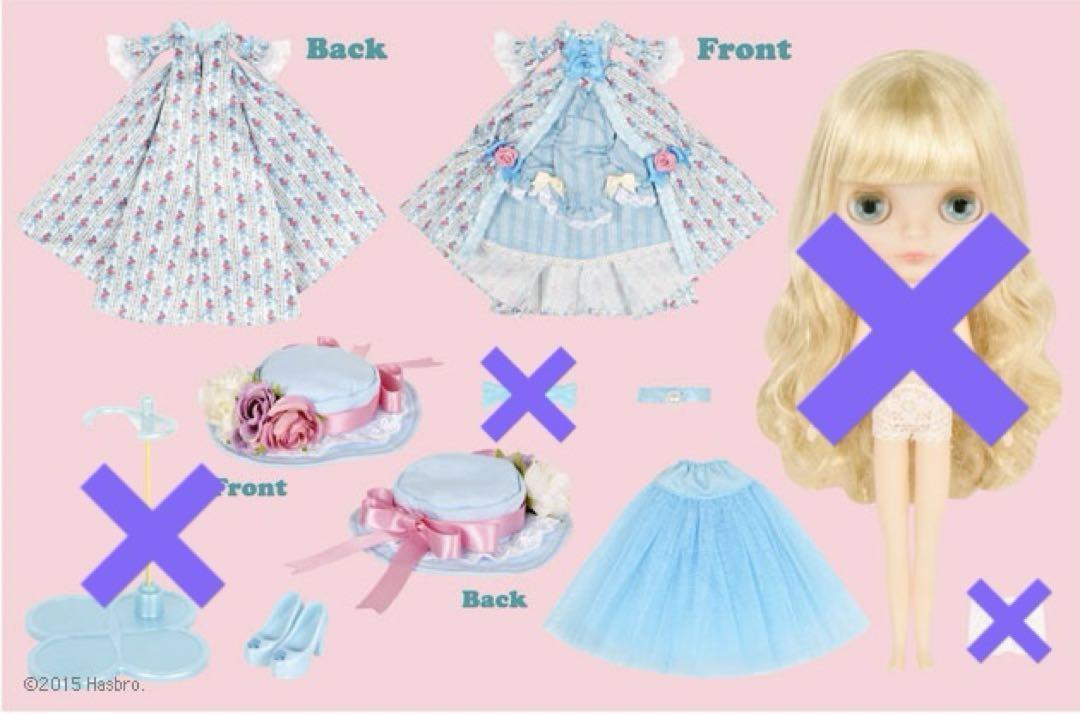 Anniversary Neo Blythe Dauphine Dream Outfit Dress Set