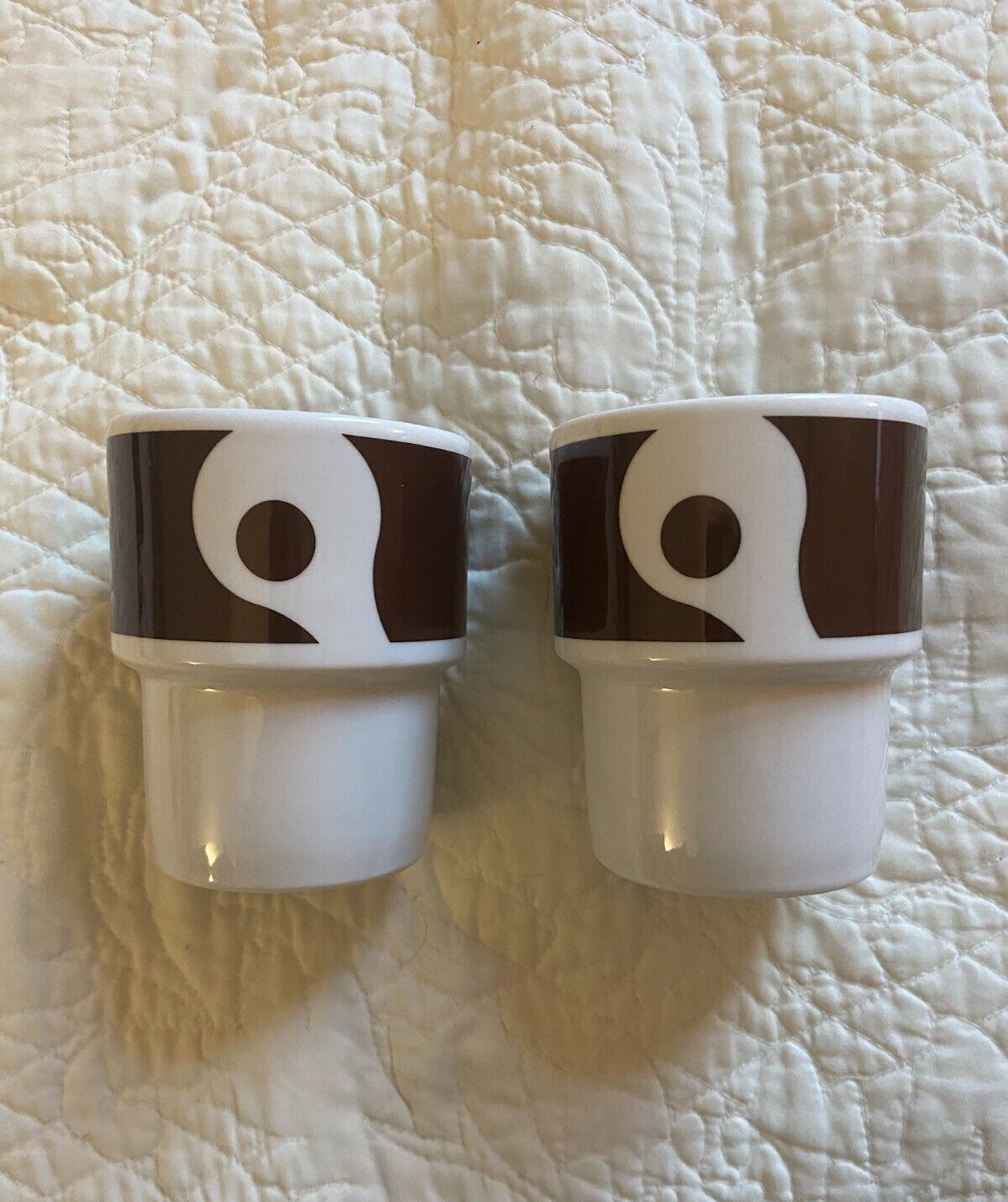 notNEUTRAL (2) Classic Mugs AWESOME POLISH MODERNIST DESIGN EXCELLENT NEW