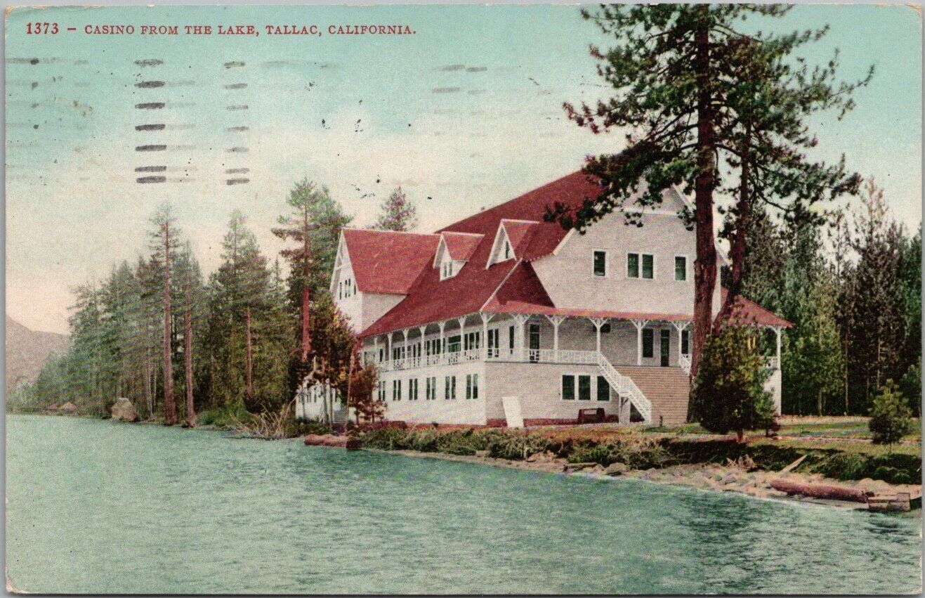 Vintage 1917 LAKE TAHOE California Postcard 