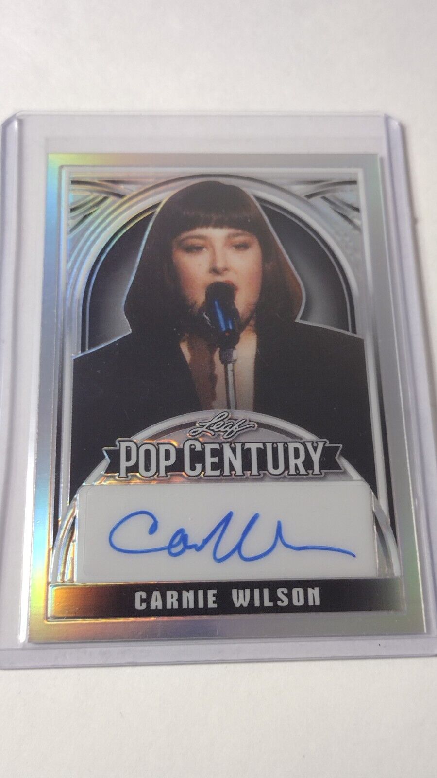Carnie Wilson 2024 Leaf Pop Century Auto Silver /25 (Wilson Phillips)