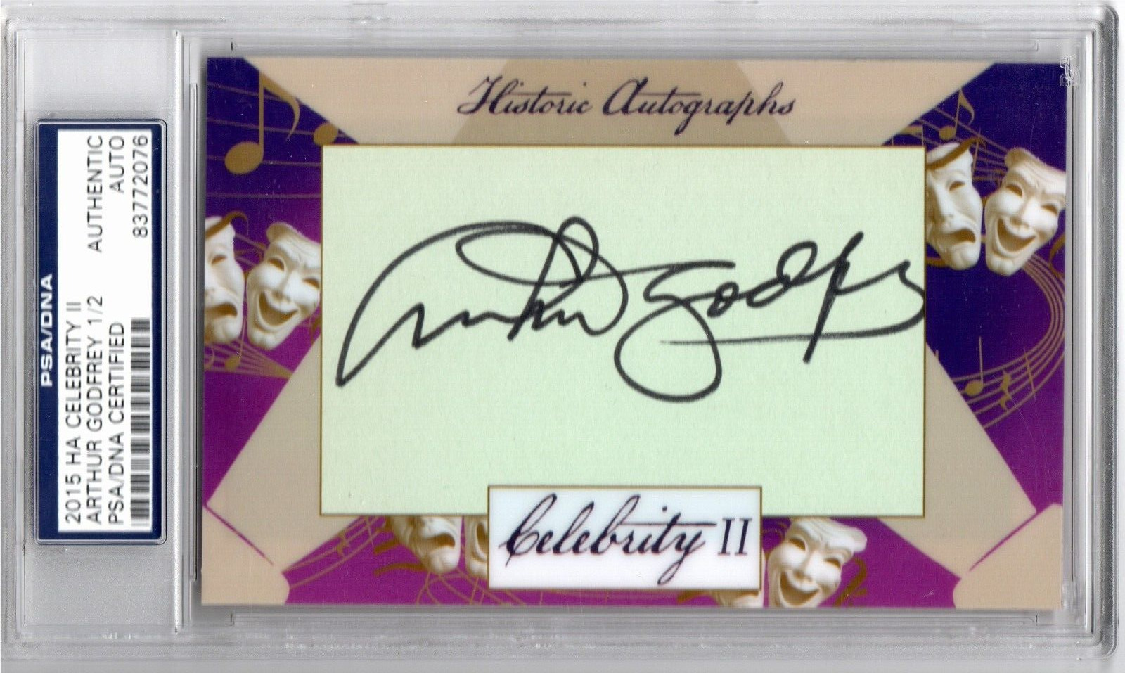 2015 PSA/DNA HA Historic Celebrity Arthur Godfrey Autograph Signature Auto 1/2