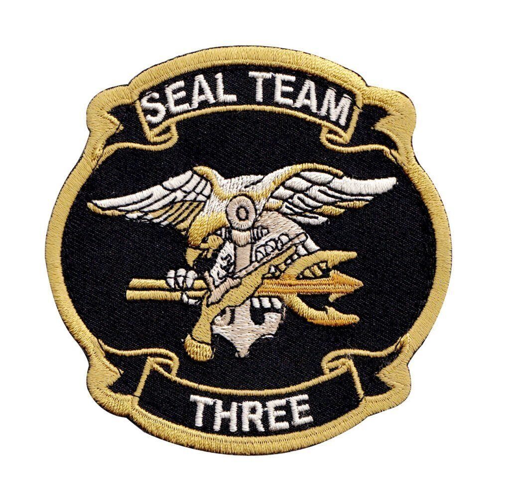 Navy Seal Team Three Hook Patch
