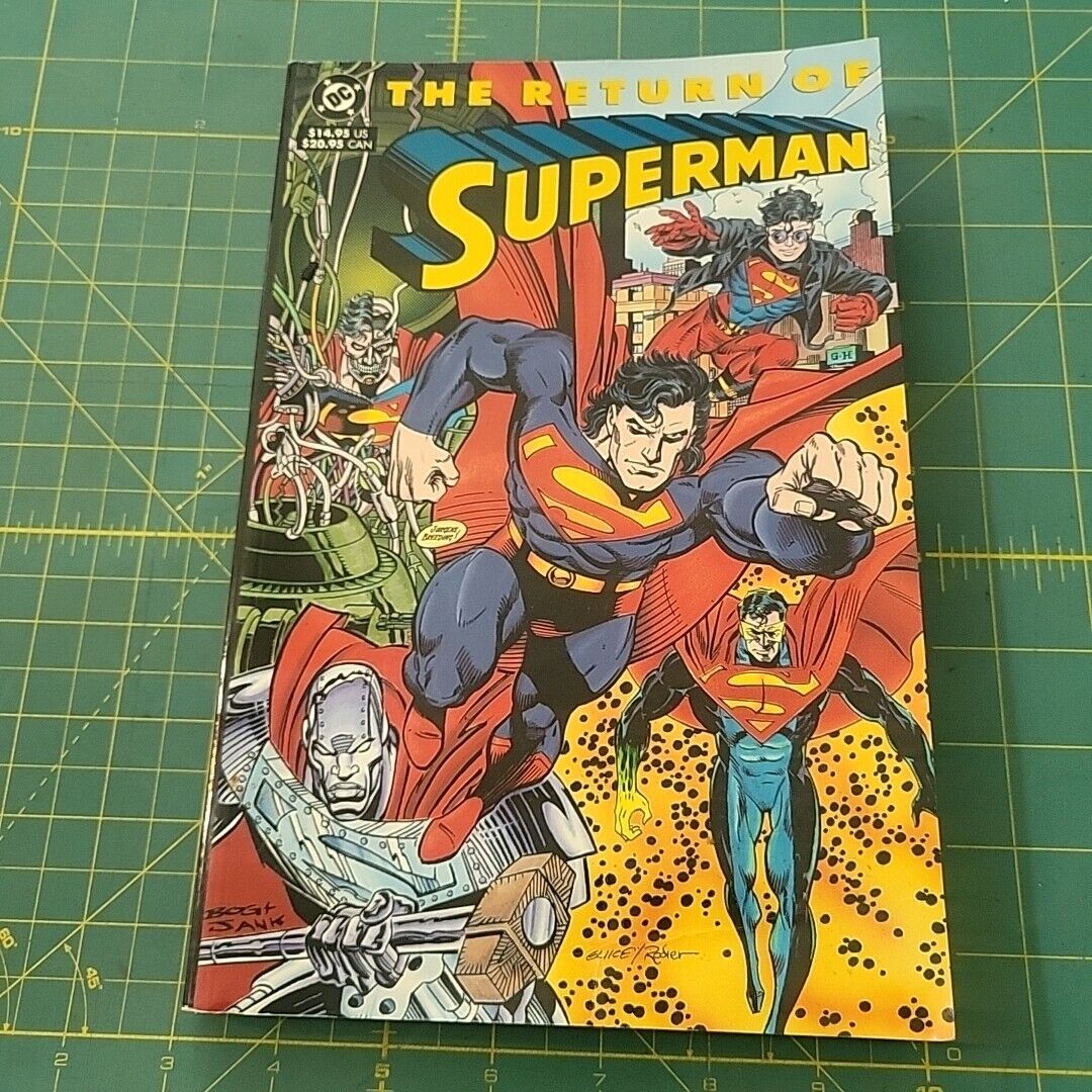 SUPERMAN: THE RETURN OF SUPERMAN SOFTCOVER 1993 BOOK DC COMICS DAN JURGENS 