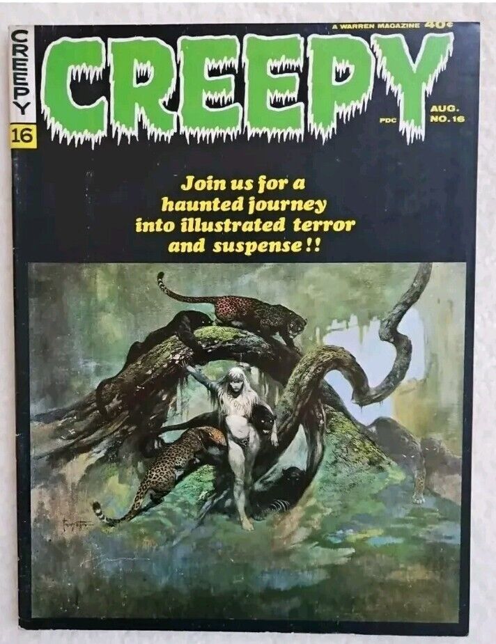 1967 Warren Creepy #16 ~ VF ~ Frazetta Cover ~ High Grade