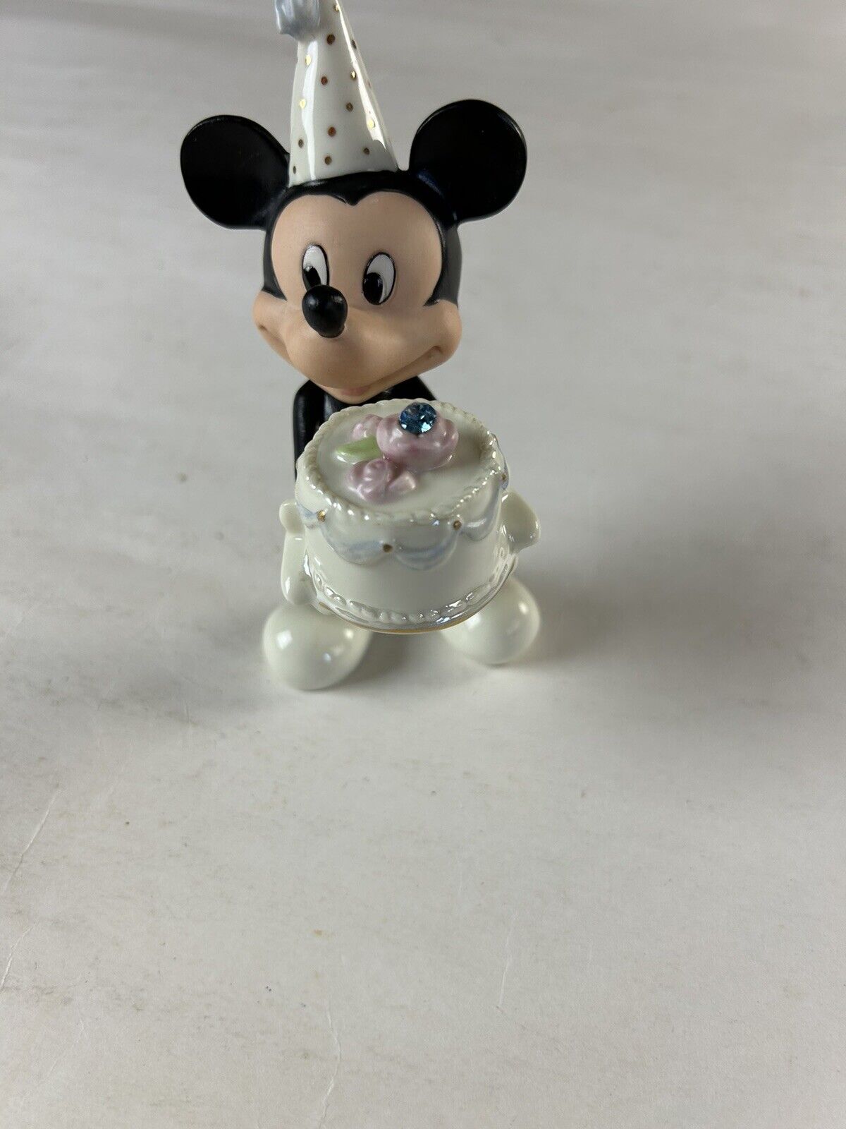 Lenox Disney Happy Birthday To You Blue Rhinestone Mickey Mouse