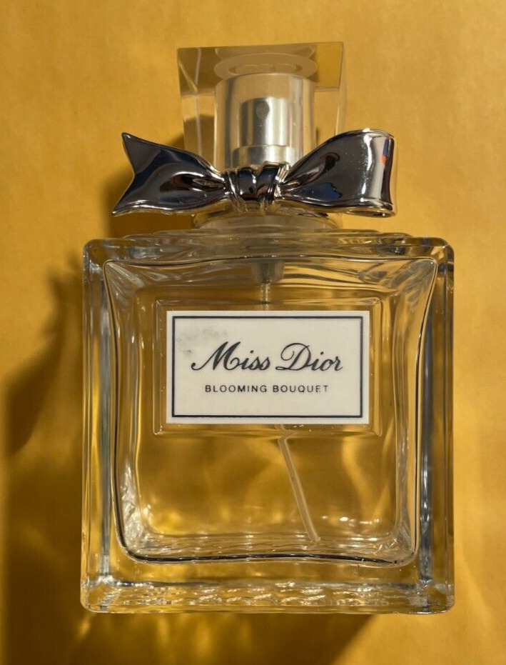 EMPTY PERFUME BOTTLE Christian Dior Miss Dior Blooming Bouquet EDT 3.4oz - 100ml