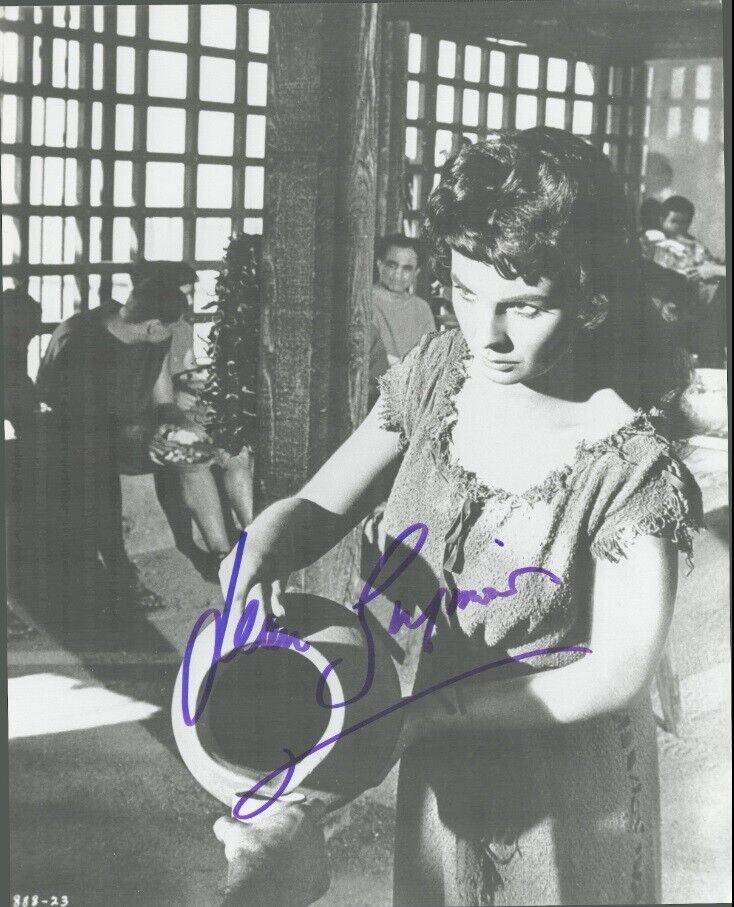 Jean Simmons in Spartacus vintage SIGNED AUTOGRAPH +AFTAL COA