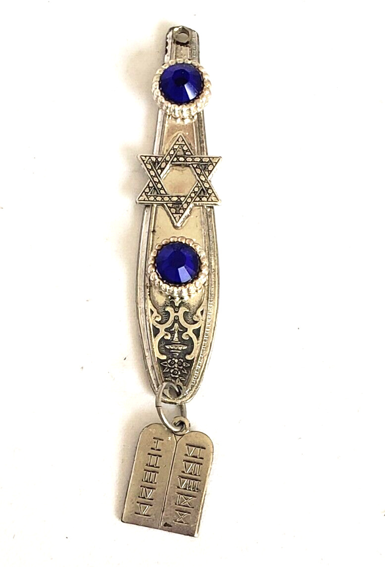 Vintage Mezuzah  Silver Plated    3 1/2 Inch  4875
