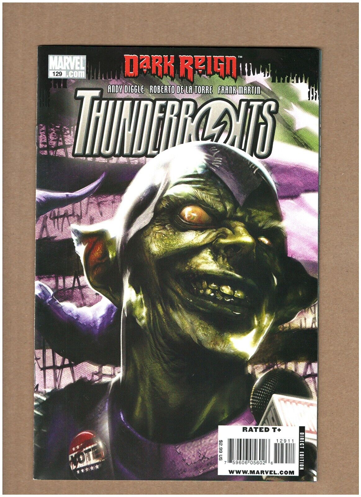 Thunderbolts #129 Marvel Comics 2009 Dark Reign Green Goblin NM- 9.2