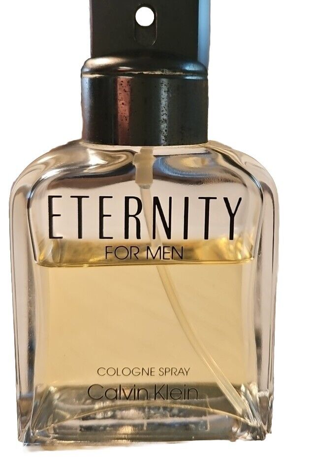 *Vintage* 1994 Eternity For Men by Calvin Klein Cologne Spray 100 ml used bottle
