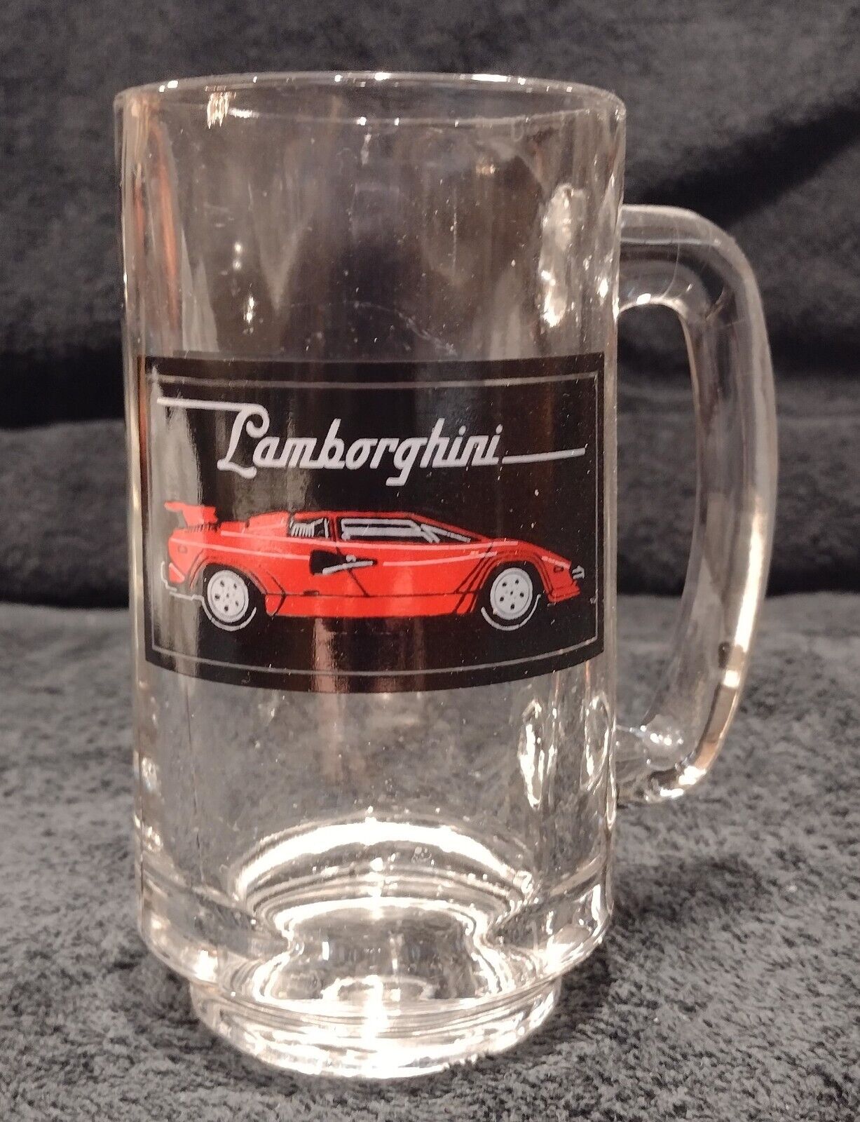 Vintage Lamborghini Beer Mug.
