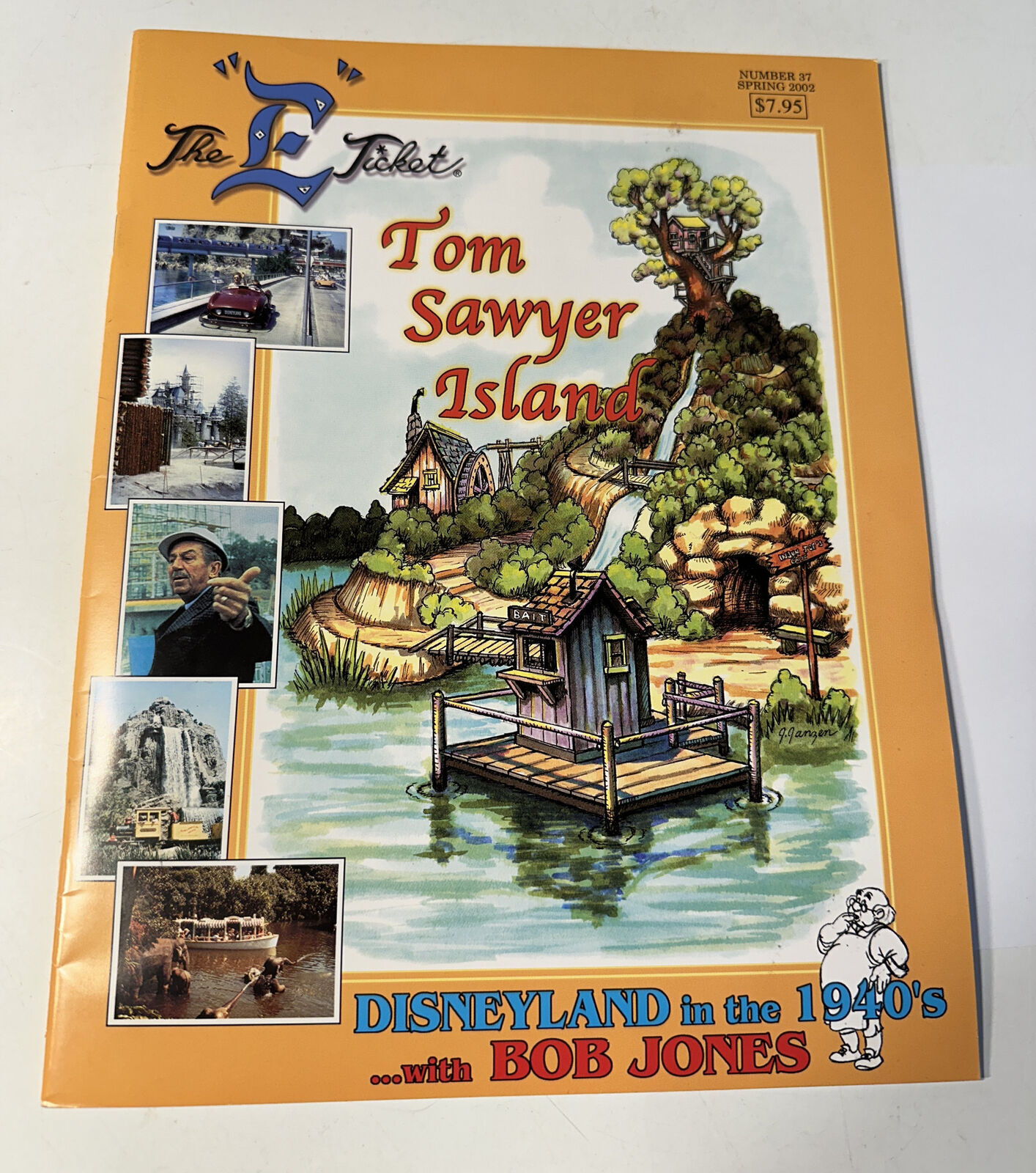 E-Ticket Disneyland Magazine Tom Sawyer Island No. 37 Spring 2002