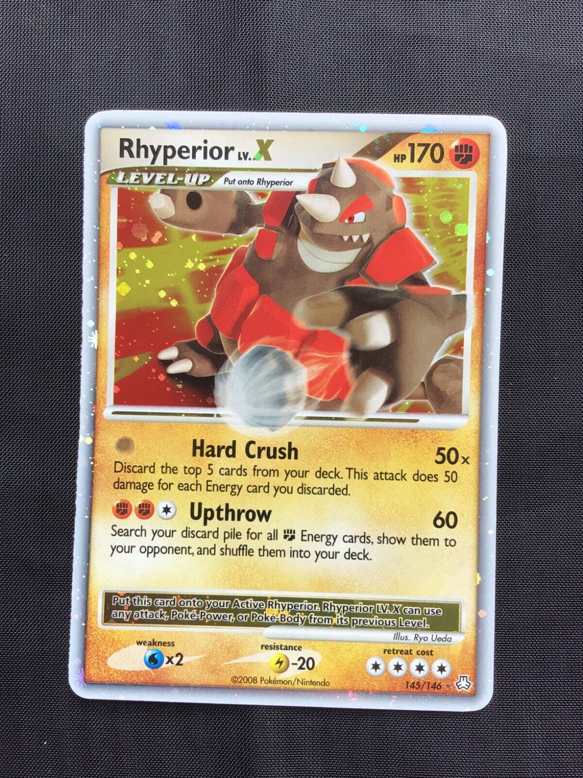 Pokemon Cards: Legends Awakened Rare Holo: Rhyperior Lv. X 145/146