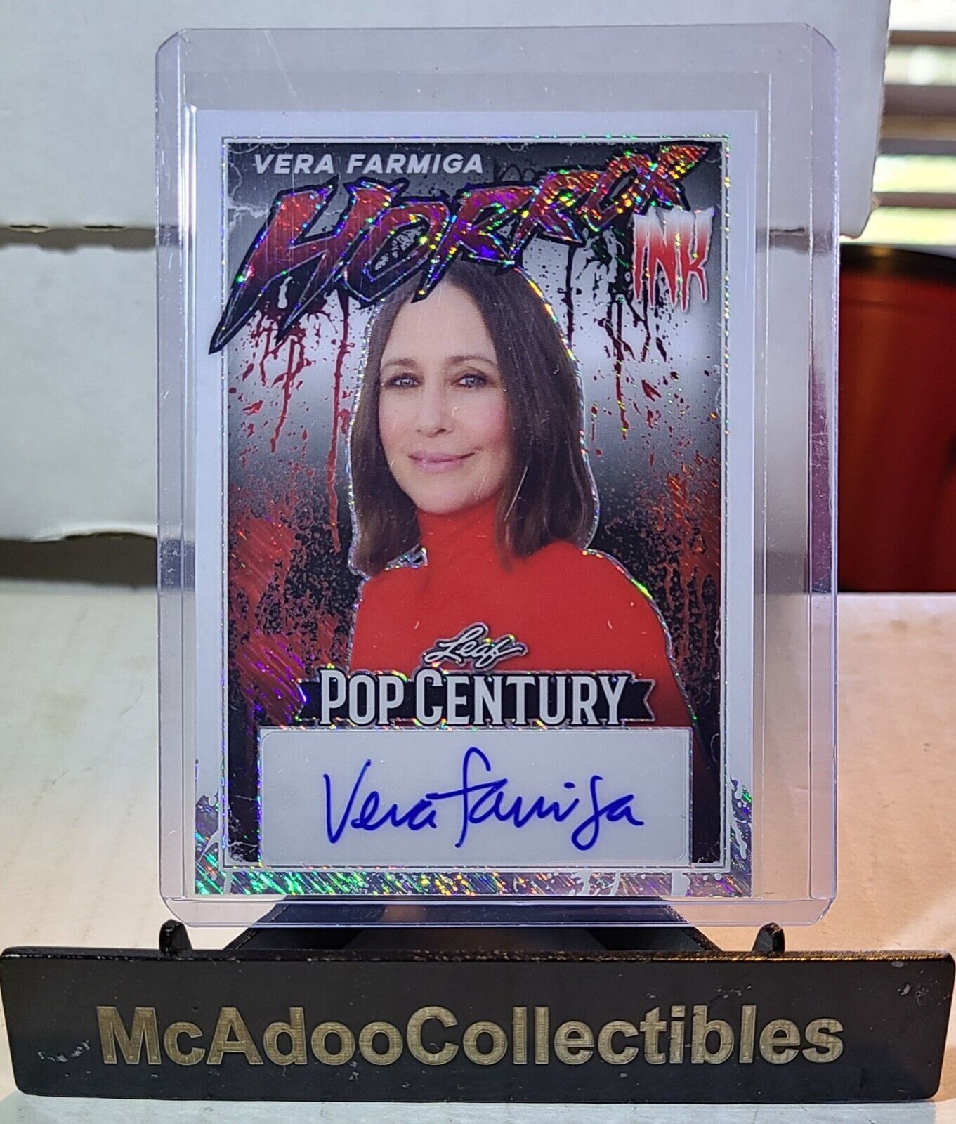 2024 Leaf Pop Century Vera Farmiga Auto Shimmer  /2 Horror Ink #HI-VF1
