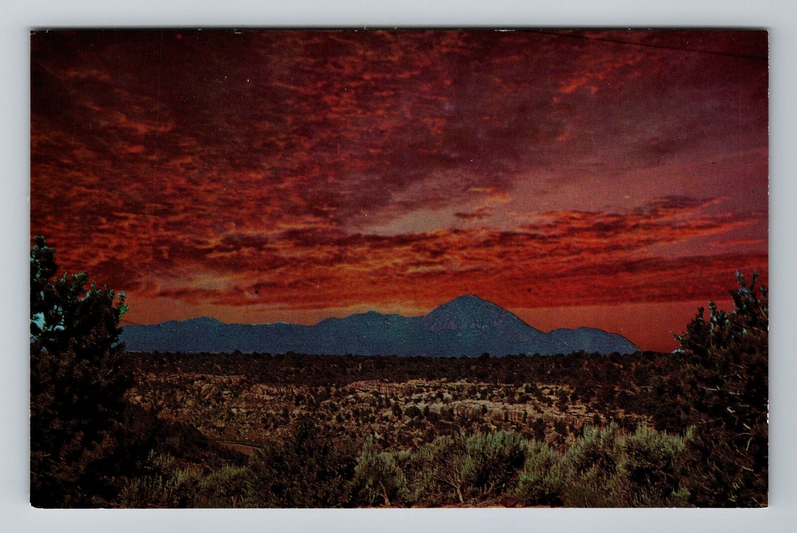 Cortez CO-Colorado, Sunrise Mountain, Vintage Postcard