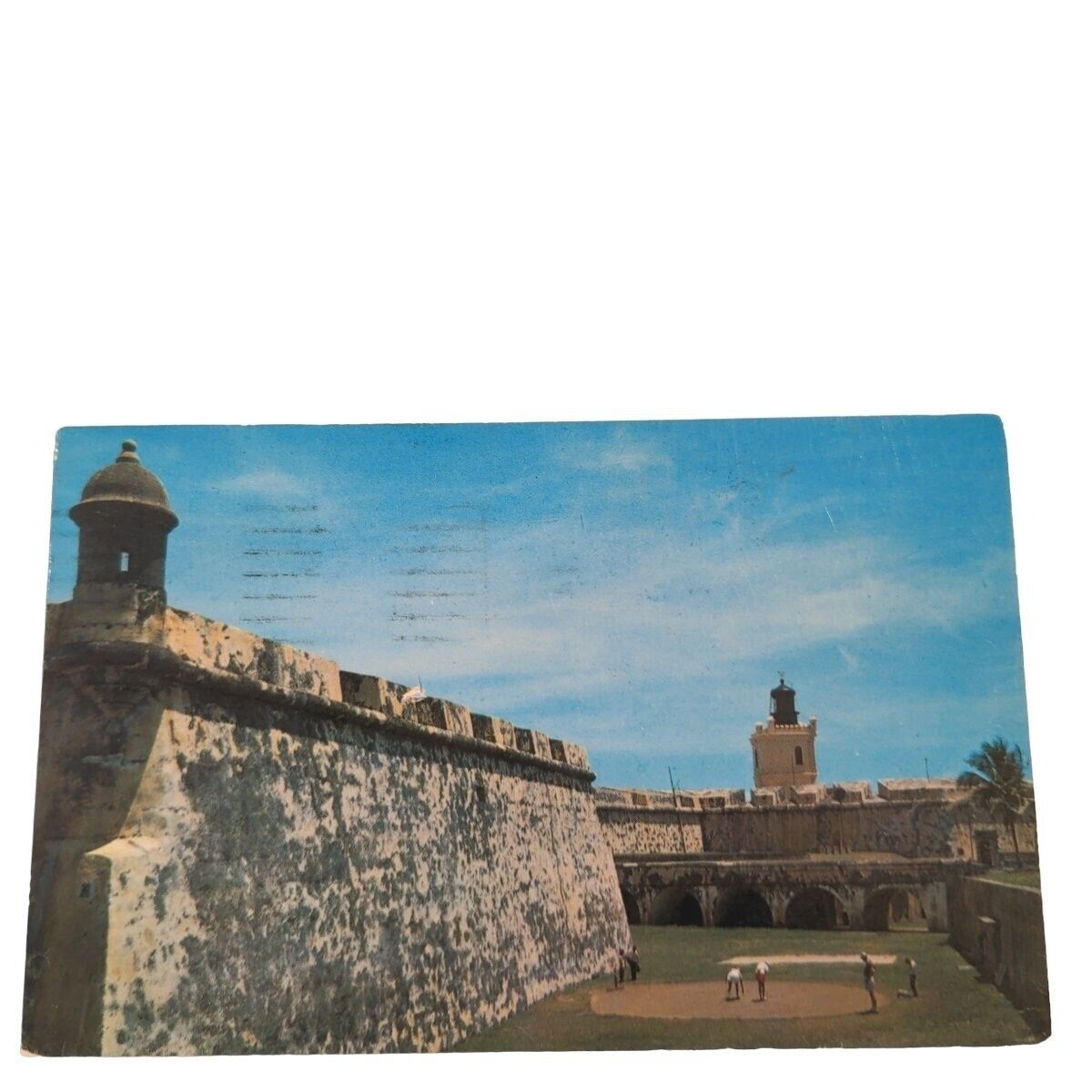 Postcard Golfing At El Morro San Juan Puerto Rico Chrome Posted