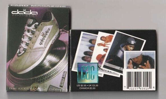 1998 Dada Footwear Collectible Artist Cards sealed/unopened pack RARE rap/hiphop