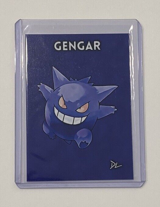 Gengar Limited Edition Artist Signed Pokemon Trading Card 4/10