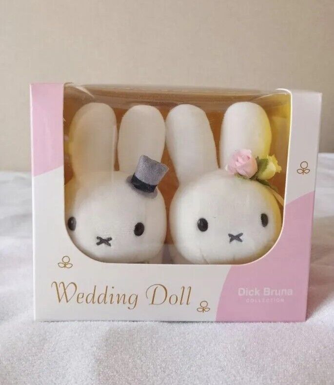 Miffy Plush Doll Wedding Set Rabbit Japan Dick Bruna Japan Limited Sekiguchi NEW