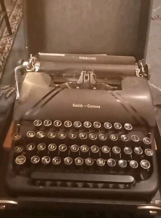 Vintage Antique Smith Corona Sterling Typewriter