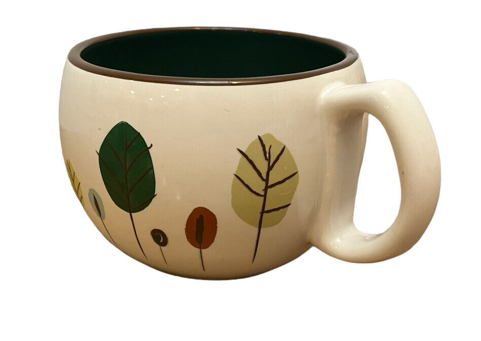 Coffee/Tea Mug by Starbucks. Autumn Fall Thanksgiving Leaves Design 9 oz 2007