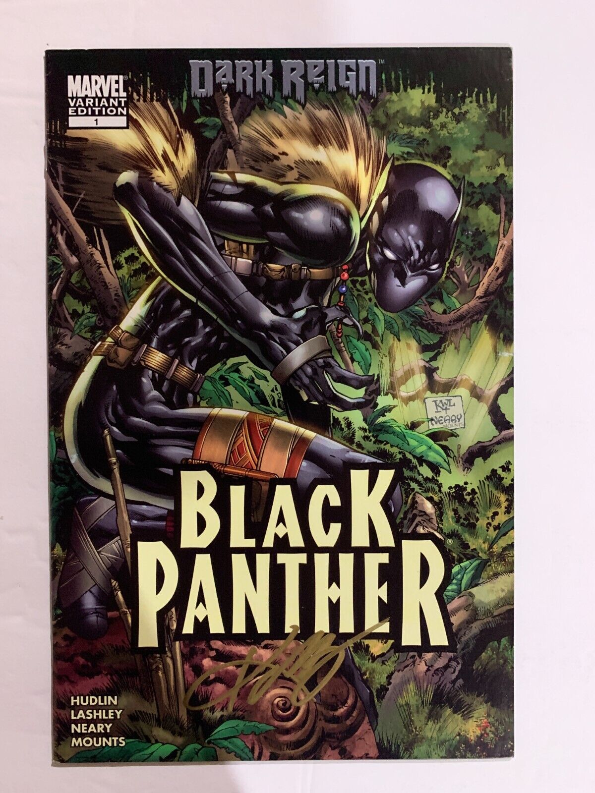 Black Panther Dark Reign #1 Variant - 1st SHURI in costume as Black Panther